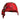 Dolce & Gabbana Red Crystal Gold Roses Brooch Embellished Hat