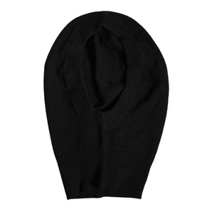 Dolce & Gabbana Black Cashmere Knitted Ski Mask Balaclava Hat