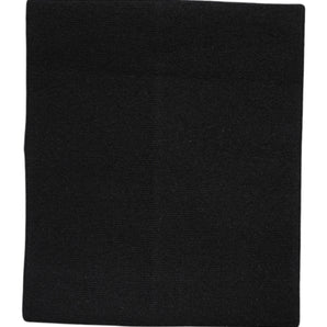 Dolce & Gabbana Black Cashmere Knitted Neck Warmer Foulard Scarf
