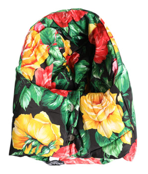 Dolce & Gabbana Multicolor Floral Print Whole Head Wrap Hat