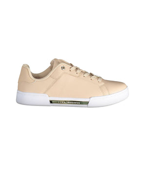 Tommy Hilfiger Pink Leather Women Sneaker