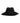 Dolce & Gabbana Black Wide Brim Trilby Fedora Hat