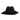 Dolce & Gabbana Black Wide Brim Trilby Fedora Hat