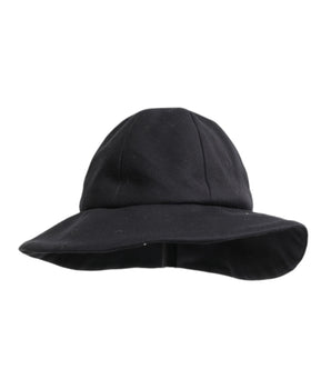 Sombrero de pescador de ala ancha de algodón negro de Dolce &amp; Gabbana