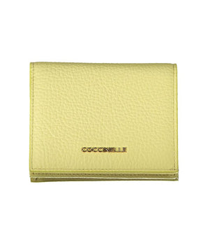 Coccinelle Yellow Leather Wallet