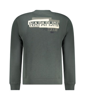 Napapijri Green Cotton Men Sweater