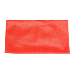 Dolce & Gabbana Orange Nylon Stretch Women Neck Warmer Scarf