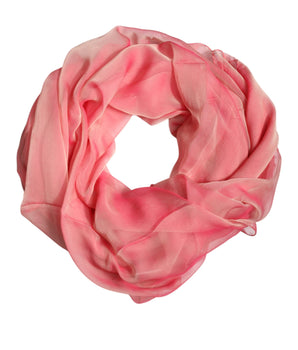Dolce & Gabbana Pink Silk Rectangle Women Wrap Shawl Scarf