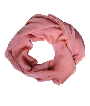 Bufanda chal rectangular de seda rosa de Dolce &amp; Gabbana para mujer