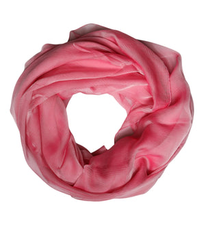 Bufanda chal rectangular de seda rosa de Dolce &amp; Gabbana para mujer