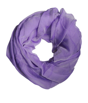 Bufanda chal rectangular de seda morada de Dolce &amp; Gabbana