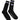 Dolce &amp; Gabbana Black Cotton Logo Mid Calf Men Socks