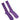 Dolce &amp; Gabbana Purple Cotton Logo Over The Calf Socks