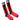 Calcetines estampados elásticos de algodón rojo de Dolce &amp; Gabbana