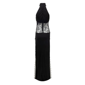 Retrofête Black Viscose Dress