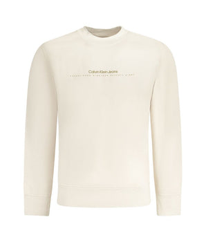 Calvin Klein Beige Cotton Men's Sweater