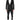 Dolce &amp; Gabbana Black Floral Jacquard Coat Jacket Blazer