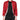 Chaqueta bomber Dolce &amp; Gabbana de nailon rojo y blanco con cremallera completa para hombre