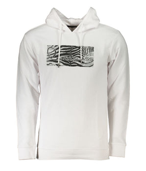 Cavalli Class White Cotton Men Sweater