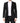 Dolce &amp; Gabbana Black Cotton Single Breasted Men Coat Blazer