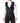 Dolce &amp; Gabbana Black Wool Waistcoat Dress Formal Vest