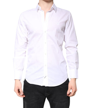 Camisa formal de algodón MARTINI blanca para hombre de Dolce &amp; Gabbana