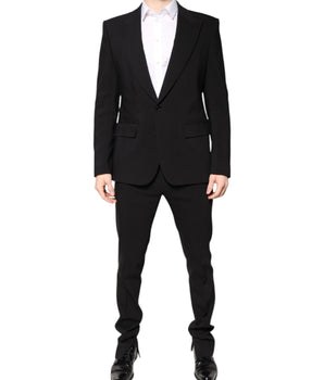 Traje de dos piezas de jacquard de poliéster multicolor de Dolce &amp; Gabbana