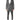 Dolce & Gabbana Gray Wool Single Breasted 2 Piece Suit
