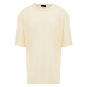 Corneliani Yellow Linen T-Shirt