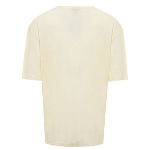 Corneliani Yellow Linen T-Shirt