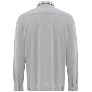 Corneliani Gray Cotton Shirt