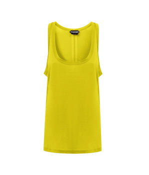 Tom Ford Yellow Silk Tank Top