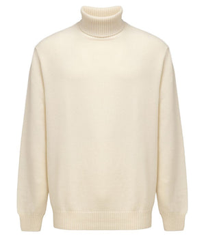 Cruciani White Cashmere Turtleneck