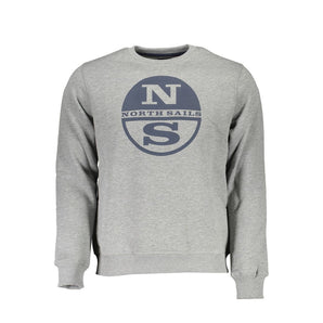 Jersey de hombre de algodón gris North Sails