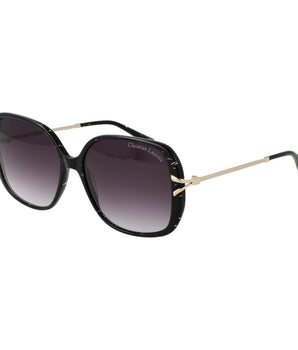 Christian Lacroix Black Acetate Sunglasses