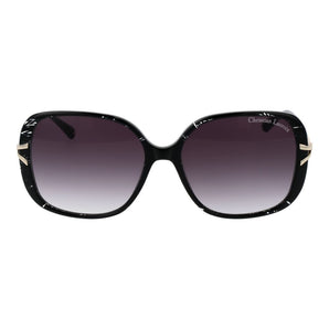 Christian Lacroix Black Acetate Sunglasses