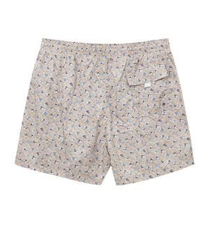 Canali Beige Polyester Swim Shorts