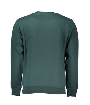 La Martina Green Cotton Men Sweater