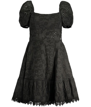 Guess Jeans Black Cotton Dress