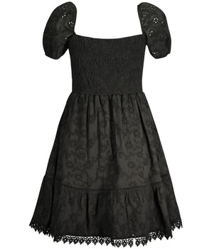 Guess Jeans Black Cotton Dress