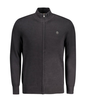 Timberland Black Cotton Men Cardigan