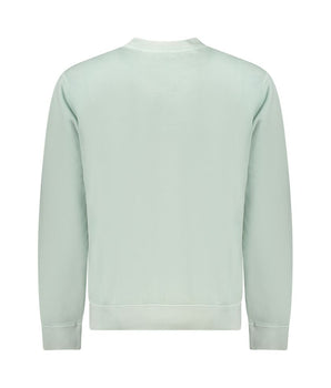 Hugo Boss Green Cotton Men Sweater