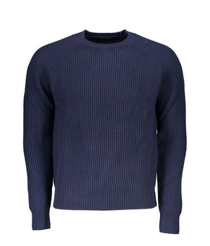 North Sails Blue Cotton Men's Sweater
