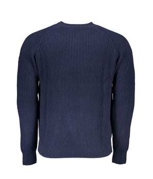 North Sails Blue Cotton Men's Sweater