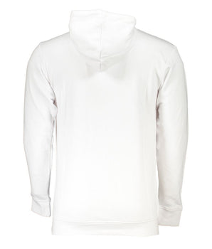 Cavalli Class White Cotton Men Sweater