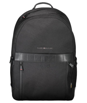 Tommy Hilfiger Black Nylon Men's Backpack