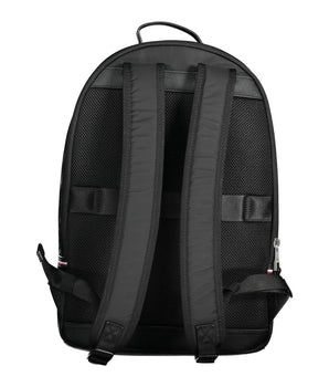 Tommy Hilfiger Black Polyester Men's Backpack