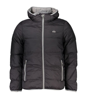 La Martina Black Polyamide Men Jacket