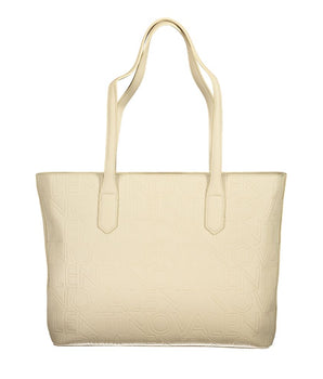 Mario Valentino Beige Polyethylene Bag