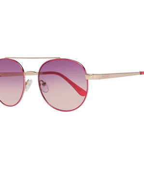 Guess Pink Metal Sunglasses